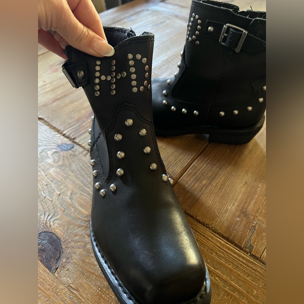 Harley Davidson Womens Boots Black 6.5